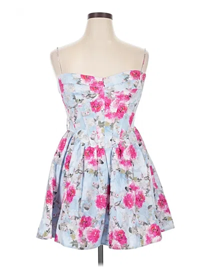 Pre-owned Bardot Cocktail Dress In Blue