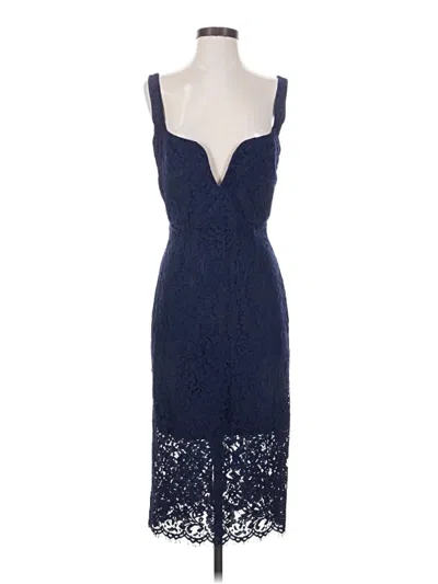 Pre-owned Bardot Cocktail Dress In Blue