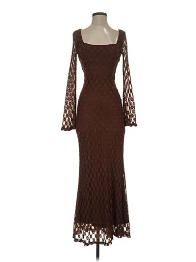 Pre-owned Bardot Cocktail Dress In Brown