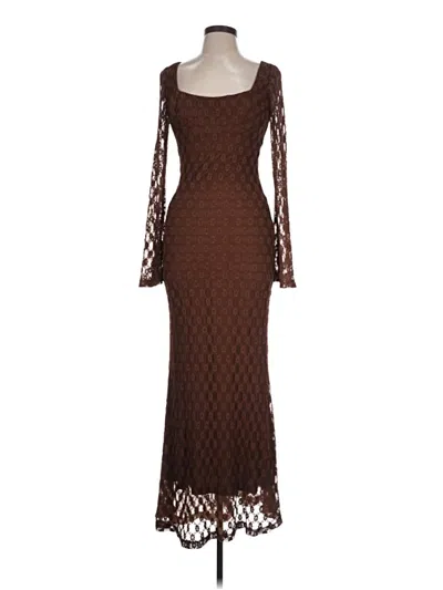 Pre-owned Bardot Cocktail Dress In Brown