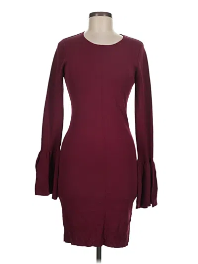 Pre-owned Bardot Cocktail Dress In Burgundy