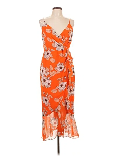 Bardot Cocktail Dress In Orange