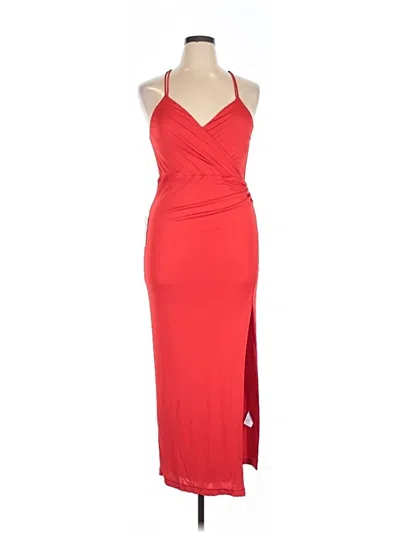 Bardot Cocktail Dress In Red
