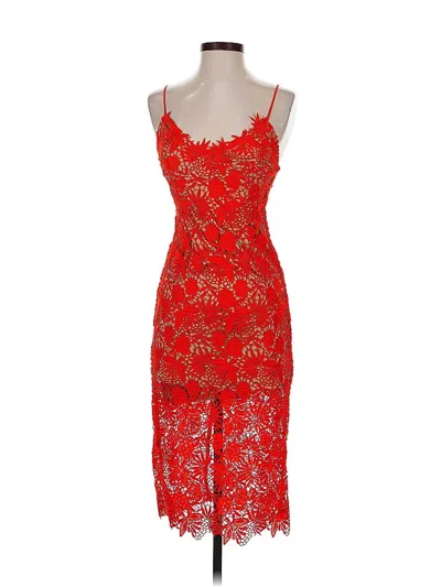 Pre-owned Bardot Cocktail Dress In Red