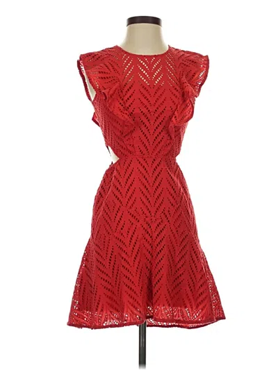 Pre-owned Bardot Cocktail Dress In Red