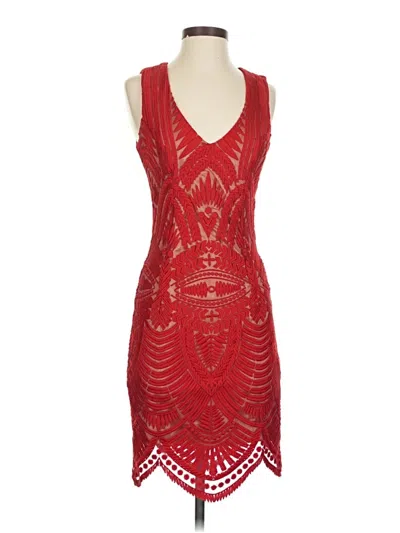 Pre-owned Bardot Cocktail Dress In Red