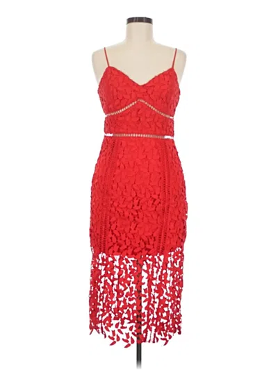 Pre-owned Bardot Cocktail Dress In Red
