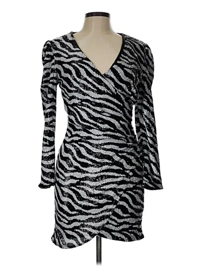 Pre-owned Bardot Cocktail Dress In Silver
