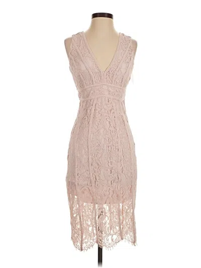 Pre-owned Bardot Cocktail Dress In Tan