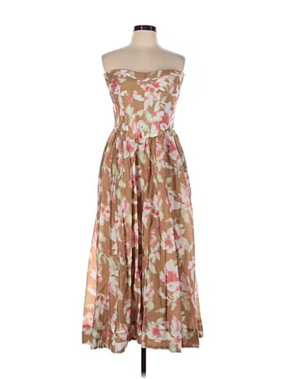 Pre-owned Bardot Cocktail Dress In Brown