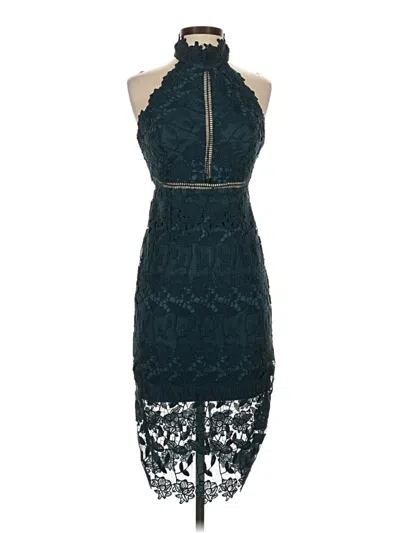 Pre-owned Bardot Cocktail Dress In Teal