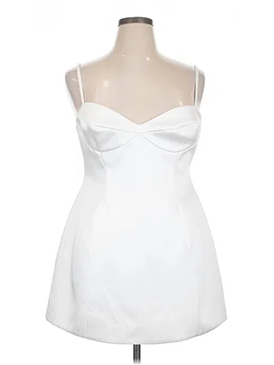 Pre-owned Bardot Cocktail Dress In White