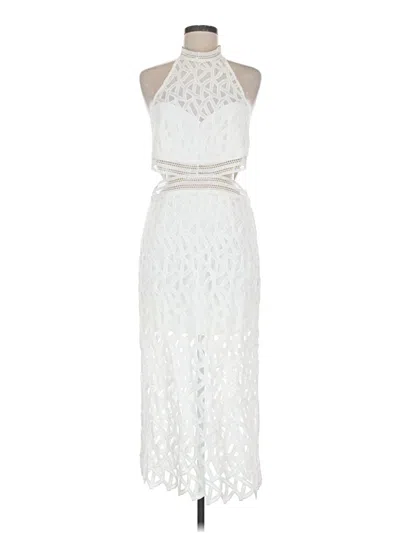 Pre-owned Bardot Cocktail Dress In White