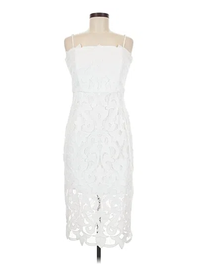 Pre-owned Bardot Cocktail Dress In White
