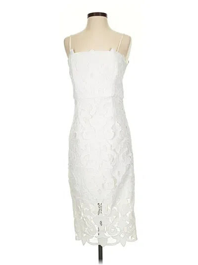 Pre-owned Bardot Cocktail Dress In White
