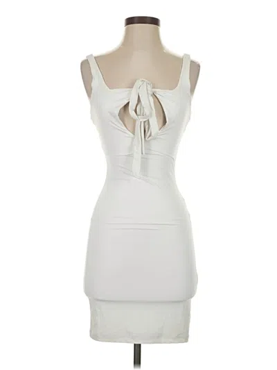 Pre-owned Bardot Cocktail Dress In White