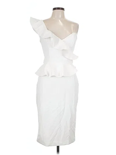 Pre-owned Bardot Cocktail Dress In White