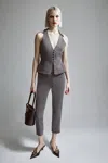 Bardot Corset Pant In Grey Marle