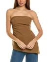 Bardot Cosmos Strapless Top In Brown