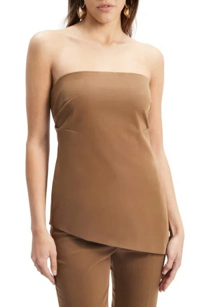 Bardot Cosmos Strapless Top In Brown
