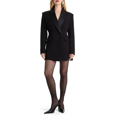 Bardot Courtney Tuxedo Minidress In Multi