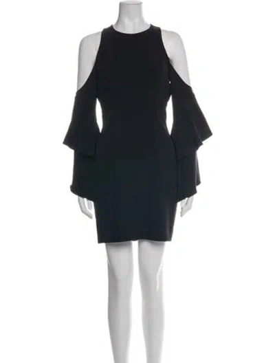Pre-owned Bardot Crew Neck Mini Dress In Multi