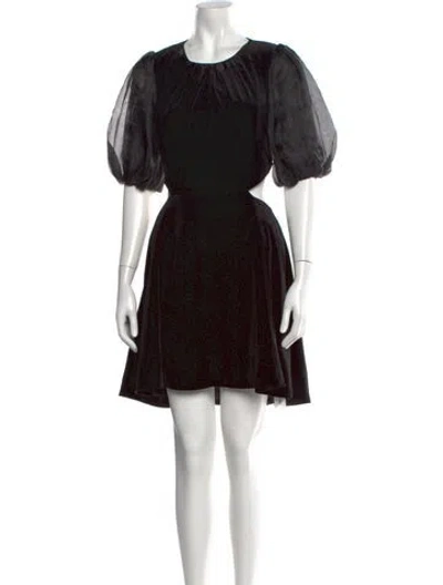 Pre-owned Bardot Crew Neck Mini Dress W/ Tags In Black