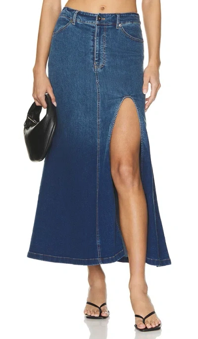 Bardot Cynthia Maxi Skirt In Blue