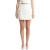 Bardot Delphi Balloon Miniskirt In Orchid White