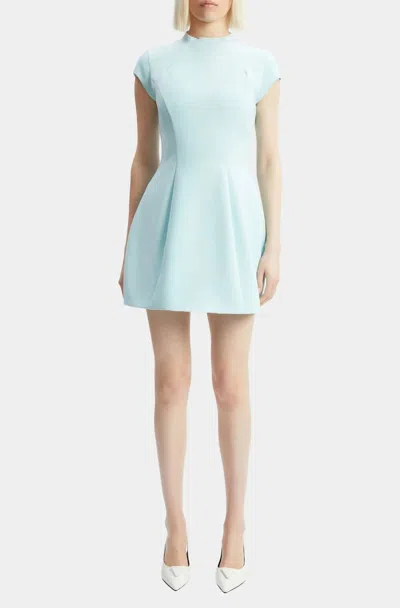 BARDOT DELPHI HOURGLASS MINI DRESS IN AQUA