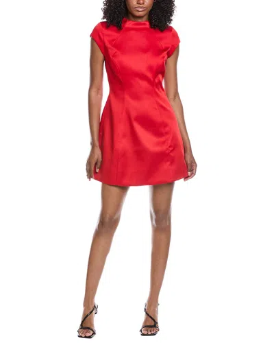 Bardot Delphi Hourglass Satin Dress In Multi