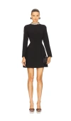 Bardot Women's Delphi Embellished Long-sleeve Mini Dress In Black