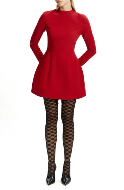 Bardot Delphi Long Sleeve Minidress In White