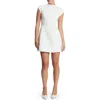 BARDOT BARDOT DELPHI MOCK NECK CAP SLEEVE MINIDRESS