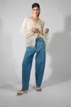 Bardot Delphina Barrel Leg Jean In Brown
