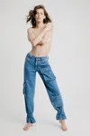 Bardot Denim Cargo Pant In Vintage