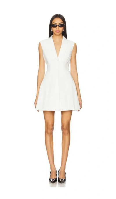 Bardot Destene Hourglass Mini Dress In White