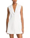 Bardot Destene Hourglass Tailored Mini Dress In White In White