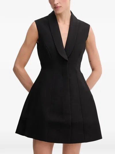 Bardot Destene V-neck Sleeveless Mini Dress In Black