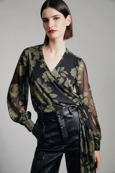 BARDOT DIANA WRAP TOP