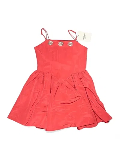 Pre-owned Bardot Kids'  Dress In Red