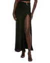 Bardot Dylan Split Front Maxi Skirt In Black