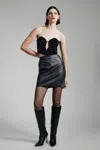 Bardot Eleni Velvet Sequin Bustier In Black Sqn