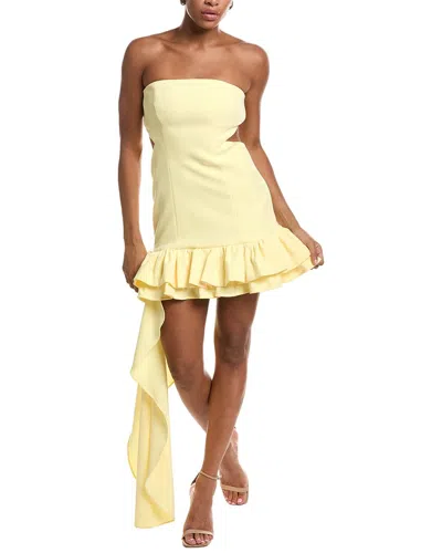 Bardot Elowen Strapless Mini Dress In Yellow