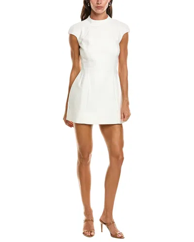Bardot Elson Structured Mini Dress In White