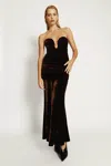 Bardot Elvira Velvet Maxi Dress