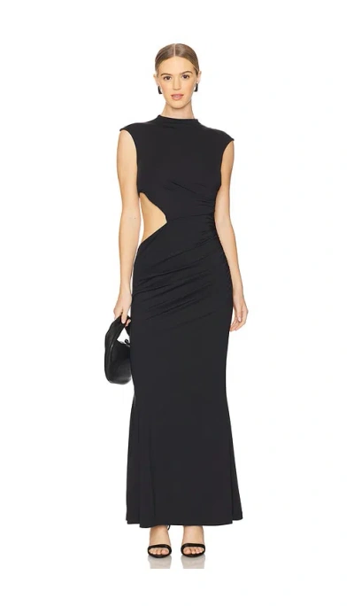 Bardot Emery Maxi Dress In 黑色