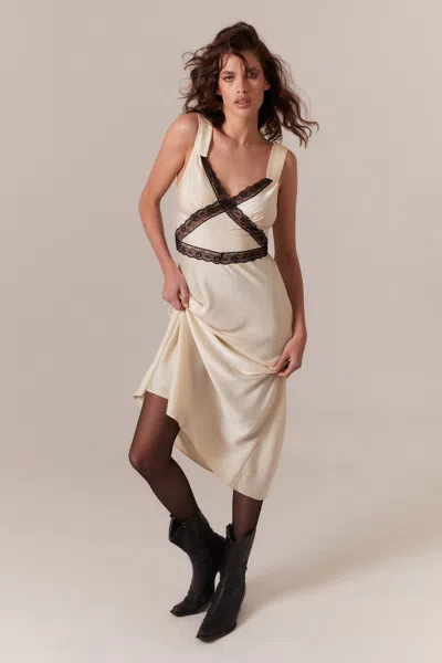 BARDOT EMORY LACE SLIP DRESS