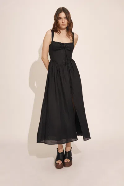 Bardot Esra Midi Dress In Black