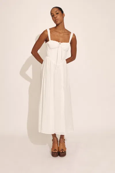 Bardot Esra Midi Dress In White